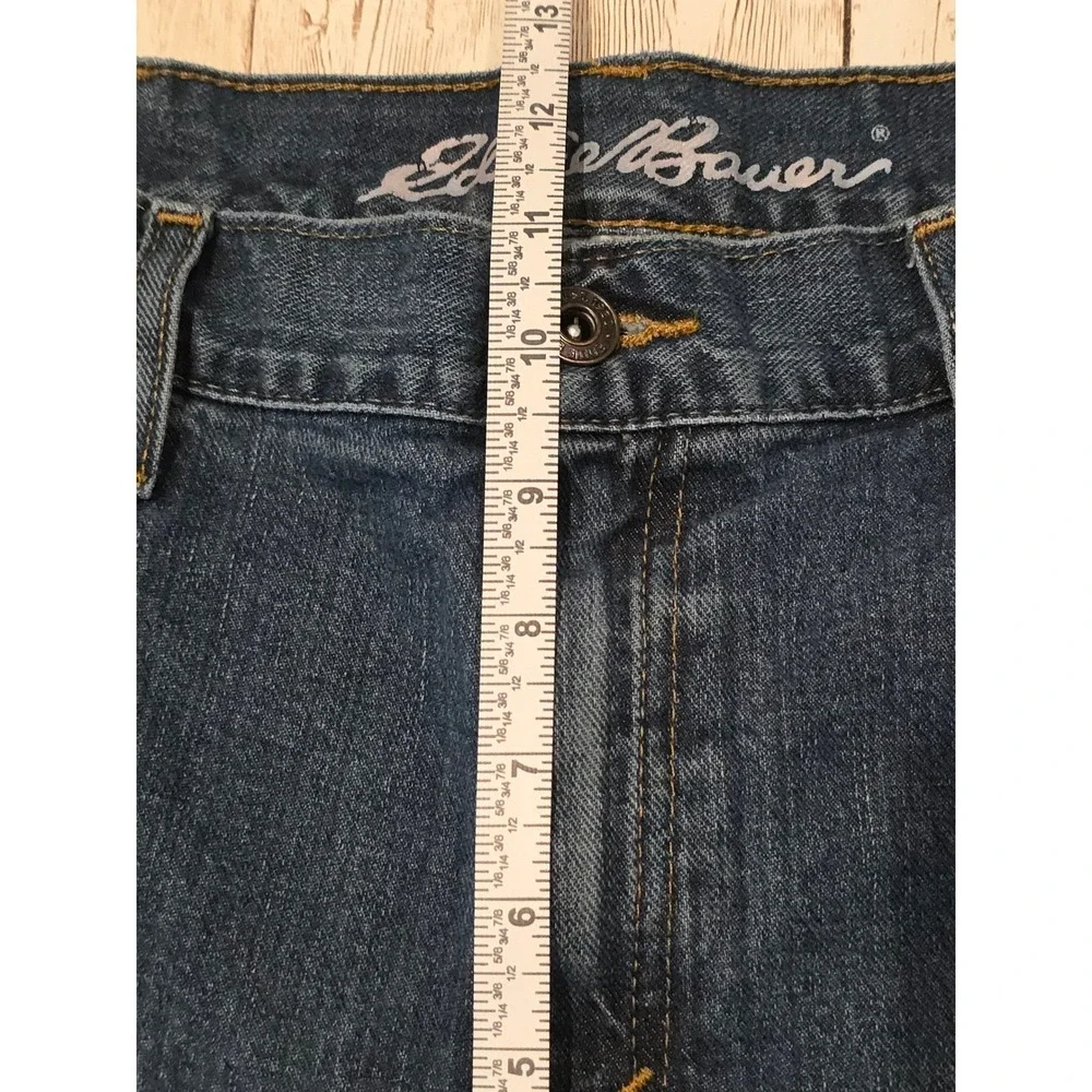 Eddie Bauer‎ Jeans 36x32 Straight Mid Rise Medium Wash Blue Denim